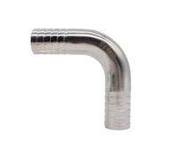 BYCIFRLG 1PCS Fit Tube I.D 38mm Hose Barbed 304 Stainless Steel 90 Degree Elbow Pipe Fitting