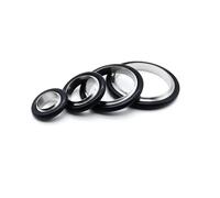 BYCIFRLG 1pcs KF16 Vacuum KF Center Ring with FKM O Ring, Center Ring Seal