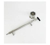 BYCIFRLG 2.5" 63mm Flange77.5mm Sampling Device with Capacitor and 1/4" Ball Valve, Reflux Module,SS304
