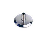 BYCIFRLG 2" 51mm OD64mm Adapter with 1/4" Male Thread, 2" Tri-clamp End Cap with 1/4" Male Thread Stainless Steel 304