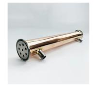 BYCIFRLG 2" 51mm(OD64mm) Copper,Dephlegmator with 1/4" Female Tread,Length 450mm