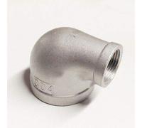 BYCIFRLG 2" BS to 1" BSP Female 304 Stainless Steel Reducing Elbow Connector Pipe Fitting Water Oil air
