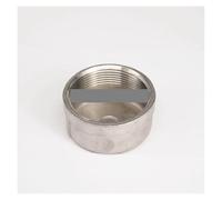 BYCIFRLG 2" BSP Female Thread 304 Stainless Steel Pipe Fitting Countersunk Round Head Socket Operating Pressure 2.5 Mpa