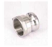 BYCIFRLG 2" BSP Female Thread 304 Stainless Steel Type A Camlock Fitting Cam and Groove Coupling