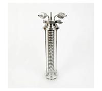 BYCIFRLG 2" OD64mm Tri-clamp Cooling Coil with 1/2" Male Thread and 2" Sight Glass Diopter,Dephlegmator Device,Reflux