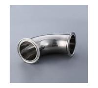 BYCIFRLG 2" Tri Clamp x 51mm 2" Pipe OD SUS 316L Stainless Steel 90 Degree Elbow Fitting Home Brew Beer Wine