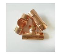 BYCIFRLG 22mm Inner Dia x1.5mm Thickness Copper Equal Tee Socket Weld End Feed Coupler Plumbing Fitting Water Gas Oil
