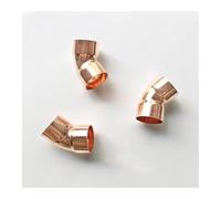 BYCIFRLG 22mm Inner Dia x1mm Thickness Copper 45 Elbow Scoket Weld End Feed Coupler Plumbing Fitting Water Gas Oil 45 Deg