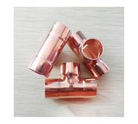 BYCIFRLG 25.4mm 1" Inner Dia x1.2mm Thickness Copper Equal Tee Socket Weld End Feed Coupler Plumbing Fitting Water Gas Oil