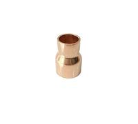 BYCIFRLG 25mm X12.7mm Inner Diameter Copper End Feed Straight Reducing Coupling Plumbing Fitting Scoket Weld Water Gas Oil