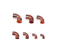 BYCIFRLG 28.6mm Inner Dia x1.2mm Thickness Scoket Weld Copper End Feed 90 Deg Elbow Coupler Plumbing Fitting Water Gas Oil