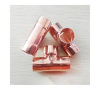 BYCIFRLG 28mm Inner Dia x1.2mm Thickness Copper Equal Tee Socket Weld End Feed Coupler Plumbing Fitting Water Gas Oil