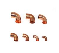BYCIFRLG 28mm Inner Dia x1.5mm Thickness Scoket Weld Copper End Feed 90 Deg Elbow Coupler Plumbing Fitting Water Gas Oil