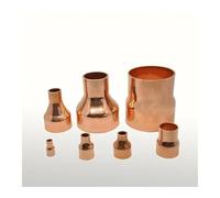 BYCIFRLG 28mmX22mm Inner Diameter Copper End Feed Straight Reducing Coupling Plumbing Fitting Scoket Weld Water Gas Oil