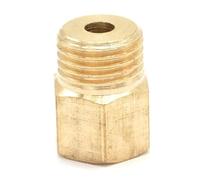 BYCIFRLG 2pc Brass Reducer Hex Head M10x1mm Female to 1/4" BSP Male Thread Reducing Bush Adapter Fitting