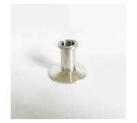 BYCIFRLG 3/4''(19mm) OD25.4mm x OD50.5mm Short Type Tri Clamp Reducer End Cap Ferrule Homebrew Beer Pipe Fitting 304 Stainless Steel