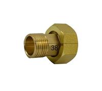 BYCIFRLG 3/4" Female to 1/2" Male Hex Brass Union Pipe Fitting Water Gas Oil for Water Meter
