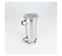 BYCIFRLG 3" 76mm(OD91mm) Dephlegmator with 1/2" Female Thread, Length 200mm,15 Pipes Inside, ID8mm SS304