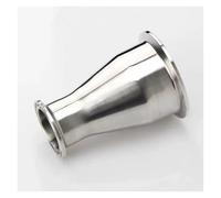 BYCIFRLG 3''(76mm) OD91mm x2.5''(63mm) OD77.5mm Reducer Pipe Connector Stainless Steel 304