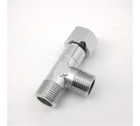 BYCIFRLG 3/8" 1/2" 3/4" Uinon 3-Way Copper Connector Male/Female Thread Tee Type Brass Reducing Bushing Union Coupler Fittings,M3l8 x M1l2 x F3l8,1PCS