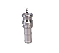 BYCIFRLG 304 316 Stainless 1/2" 3/4" 1" 2"-4" BSP Female Male Camlock Fitting Quick Disconnect(Type E,316 Stainless_2-1/2")