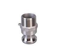 BYCIFRLG 304 316 Stainless 1/2" 3/4" 1" 2"-4" BSP Female Male Camlock Fitting Quick Disconnect(Type F,304 Stainless_3")