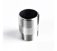 BYCIFRLG 304 Stainless Steel Male Thread Extension Tube Pipe Fitting Water Pipe 1/8" 1/4" 3/8" 1/2" 3/4" Tow Way(TOW-Way,DN32)
