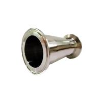 BYCIFRLG 32mm 1.25" to 19mm 3/4" Pipe OD 1.5" Tri Clamp Reducer SUS 304 Stainless Pipe Fitting Homebrew