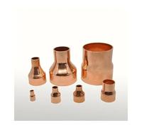 BYCIFRLG 35mmX15mm Inner Diameter Copper End Feed Straight Reducing Coupling Plumbing Fitting Scoket Weld Water Gas Oil