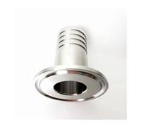 BYCIFRLG 38mm 1-1/2" Hose Barb x 1.5" Tri Clamp SUS 304 Stainless Steel Tri-Clamp Hosetail Coupler Fitting Home