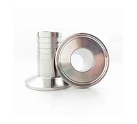 BYCIFRLG 38mm 1-1/2" Hose Barb x 1.5" Tri Clamp SUS 316L Stainless Steel Tri-Clamp Hosetail Coupler Fitting