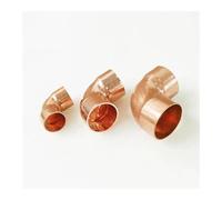 BYCIFRLG 38mm Inner Dia x1.1mm Thickness Copper 45 Elbow Scoket Weld End Feed Coupler Plumbing Fitting Water Gas Oil 45 Deg