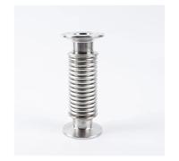 BYCIFRLG 38mm Pipe OD x 1.5" Tri Clamp Soft Tube 304 Stainless Steel Flexible Bellows Length 1000mm