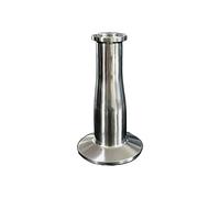 BYCIFRLG 38mm x 32mm 1.25" Pipe OD 1.5" Tri Clamp x 1" Tri-Clamp SUS 304 Stainless Reducer Fitting