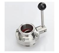 BYCIFRLG 4"(102mm) Ferrule119mm Tri Clamp Valve for 304 Stainless Steel Homebrew Or Dairy Accessories
