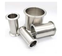 BYCIFRLG 4" 102mm (OD 119mm) L=150mm Spool Tube Ferrule SS304 Stainless Steel Pipe Fittings