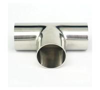 BYCIFRLG 40mm O.D Equal 304 Stainless Steel Welding Tee Connector Pipe Fitting