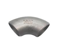 BYCIFRLG 42 45 48 51 57 60 76 89mm 1-3/4" 2" 2-1/4" 2.5" 3" OD 304 Stainless Steel 90 Degree Elbow Butt Welded Pipe Fitting(89x4mm)