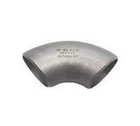 BYCIFRLG 42 45 48 51 57 60 76 89mm 1-3/4" 2" 2-1/4" 2.5" 3" OD 304 Stainless Steel 90 Degree Elbow Butt Welded Pipe Fitting(76x3mm)