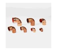 BYCIFRLG 45mm Inner Dia x1.7mm Thickness Scoket Weld Copper End Feed 90 Deg Elbow Coupler Plumbing Fitting Water Gas Oil