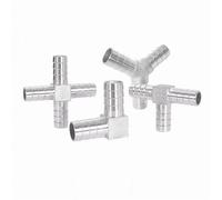 BYCIFRLG 4mm 6mm 8mm 10mm 12mm 13mm 14mm 16mm 19mm Hose Tee Y L Type Cross 3 4 Way Elbow 304 Stainless Steel Pipe Fitting Connector(32mm)