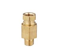 BYCIFRLG 5 PCS 1/8" M6 M8 M10 Metric Male 4 6mm Compression Straight Through Elbow Oil Tube Brass Pipe Fitting System(Straight 1pc,4mm to M6)