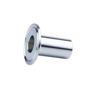 BYCIFRLG 50mm Height 57mm Pipe OD Butt Weld 2.5" Tri Clamp Ferrule SUS304 Homebrew