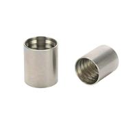 BYCIFRLG 50pcs 00400-16 DN12 1'' Hydraulic Ferrule for 4SP, 4SH, R12 Hose Pipe Fitting