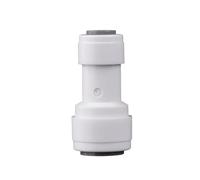 BYCIFRLG 50Pcs/Lot 1/4" - 3/8'' Straight RO Water Fitting 6.5mm-9.5mm Coupling Reducing Pom Hose PE Pipe Connector Water Filter Parts