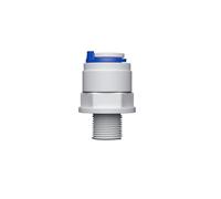 BYCIFRLG 50Pcs/Lot 1/4" Male Thread - 3/8" Straight RO Water Fitting 9.5mm Coupling Pom Hose PE Pipe Connector Water Filter Parts