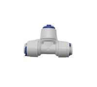 BYCIFRLG 50Pcs/Lot 1/4" Tee Type RO Water Fitting 6.5mm Pom Hose PE Pipe 3 Ways Quick Connector Water Filter Parts