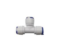 BYCIFRLG 50Pcs/Lot 3/8" Tee Type RO Water Fitting 9.5mm Hose PE Pipe 3 Ways Quick Connector Water Filter Parts
