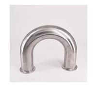 BYCIFRLG 51mm 2" Pipe OD 2" Tri Clamp U Shaped 180 Degree Bend SUS 304 Stainless Fitting Spliter Homebrew Beer