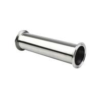 BYCIFRLG 51mm SS304 Spool Tube Ferrule 64mm Tri Clamp Pipe Fittings Length 200mm
